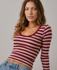 Colette Ribbed Scoop Top