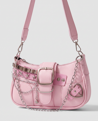 Astra Chain Buckle Shoulder Bag