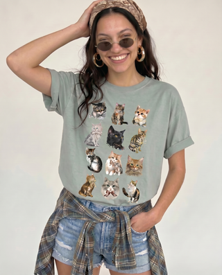 Céline Cat Print Tee