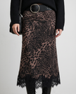 The Vienna Lace-Hem Skirt