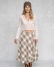 Beatrice Asymmetrical Midi Skirt