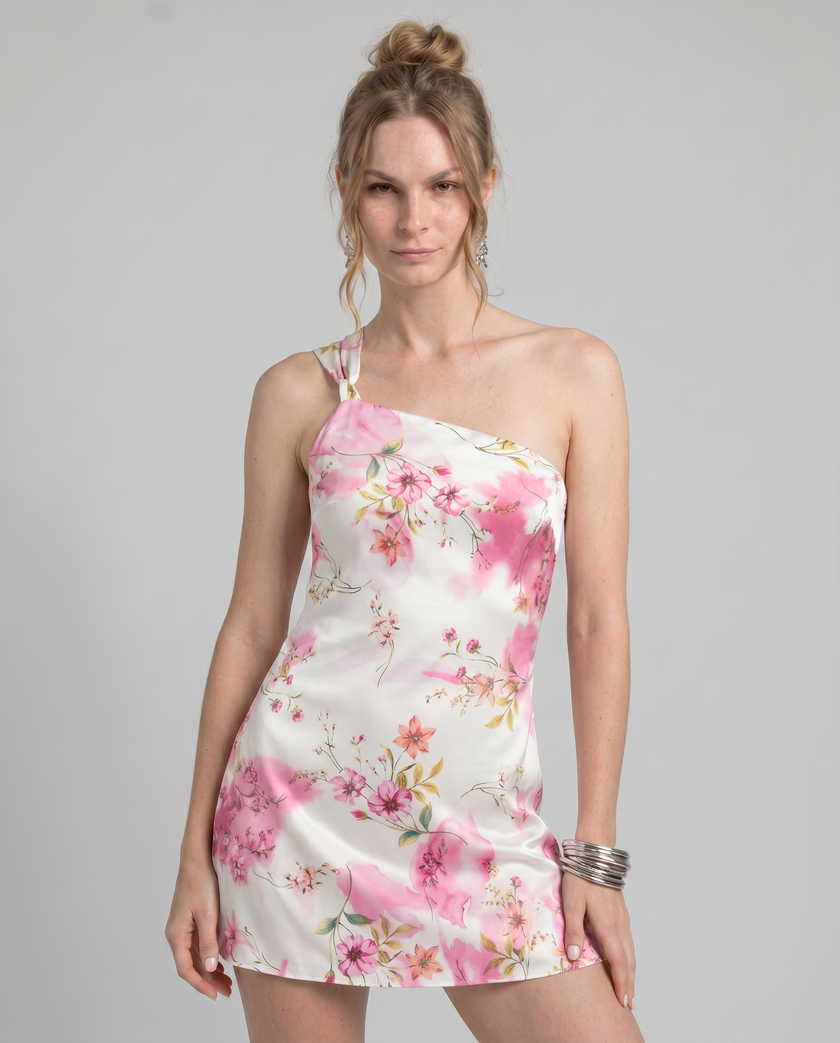 Josephine Tie-Back Mini Dress