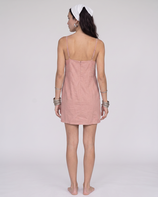 Libby Square-Neck Slip Dress
