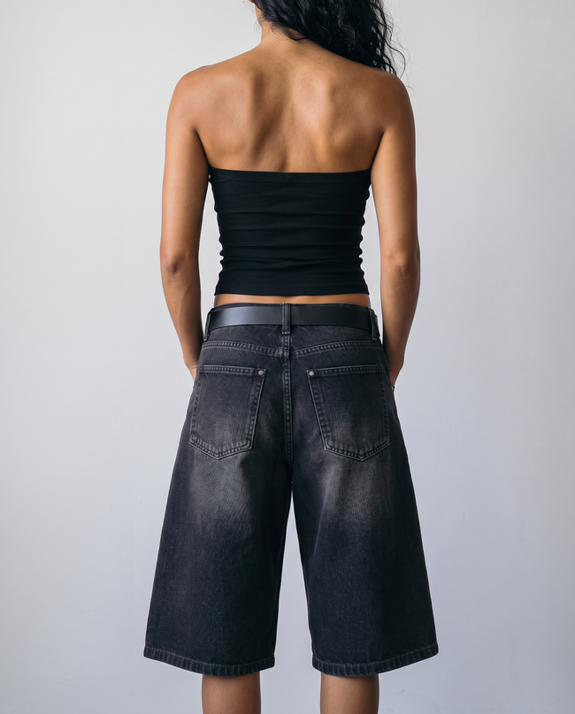 Priya Denim Jorts