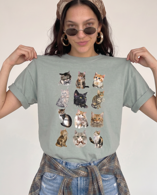 Céline Cat Print Tee