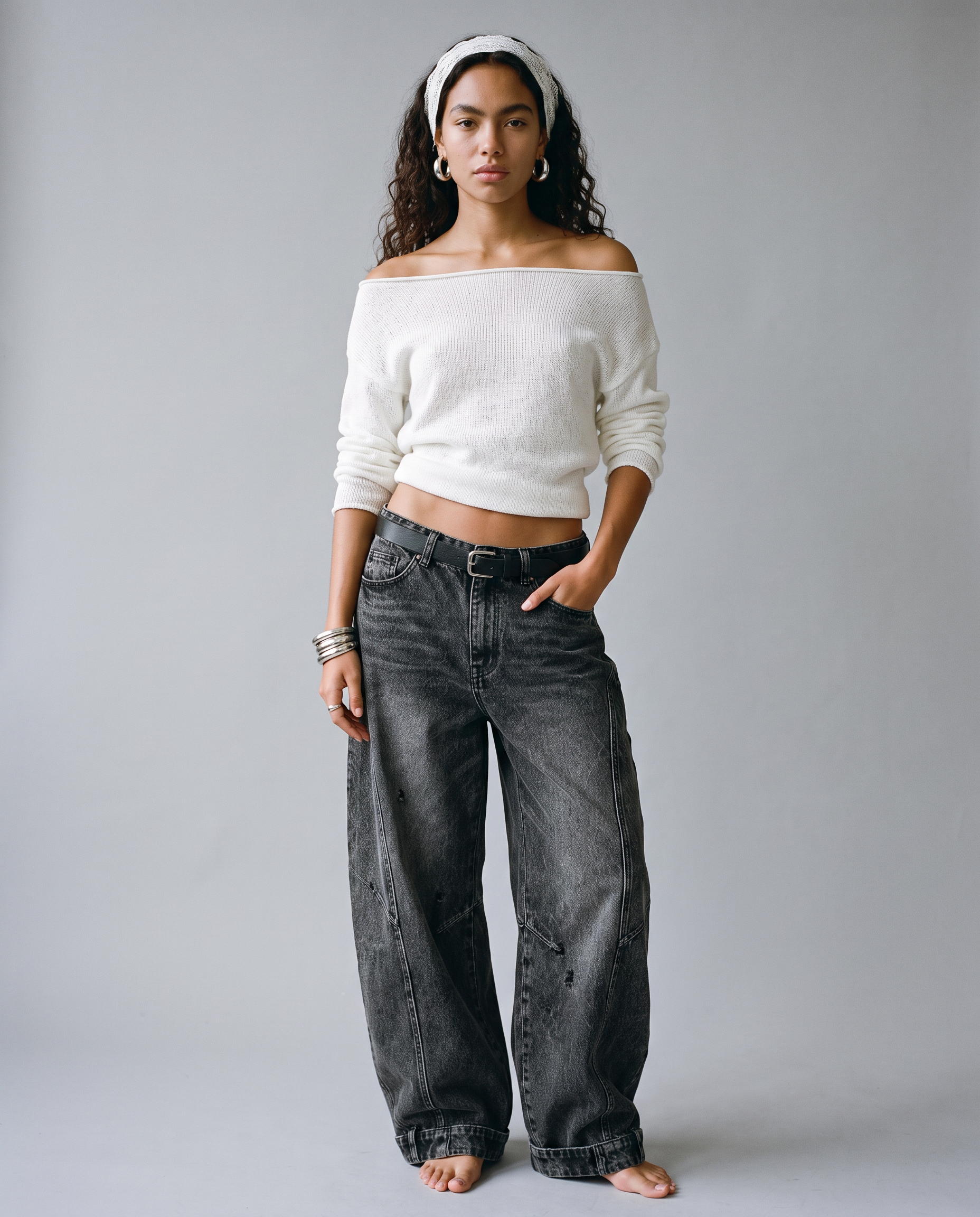 Octavia Denim Barrel Jeans