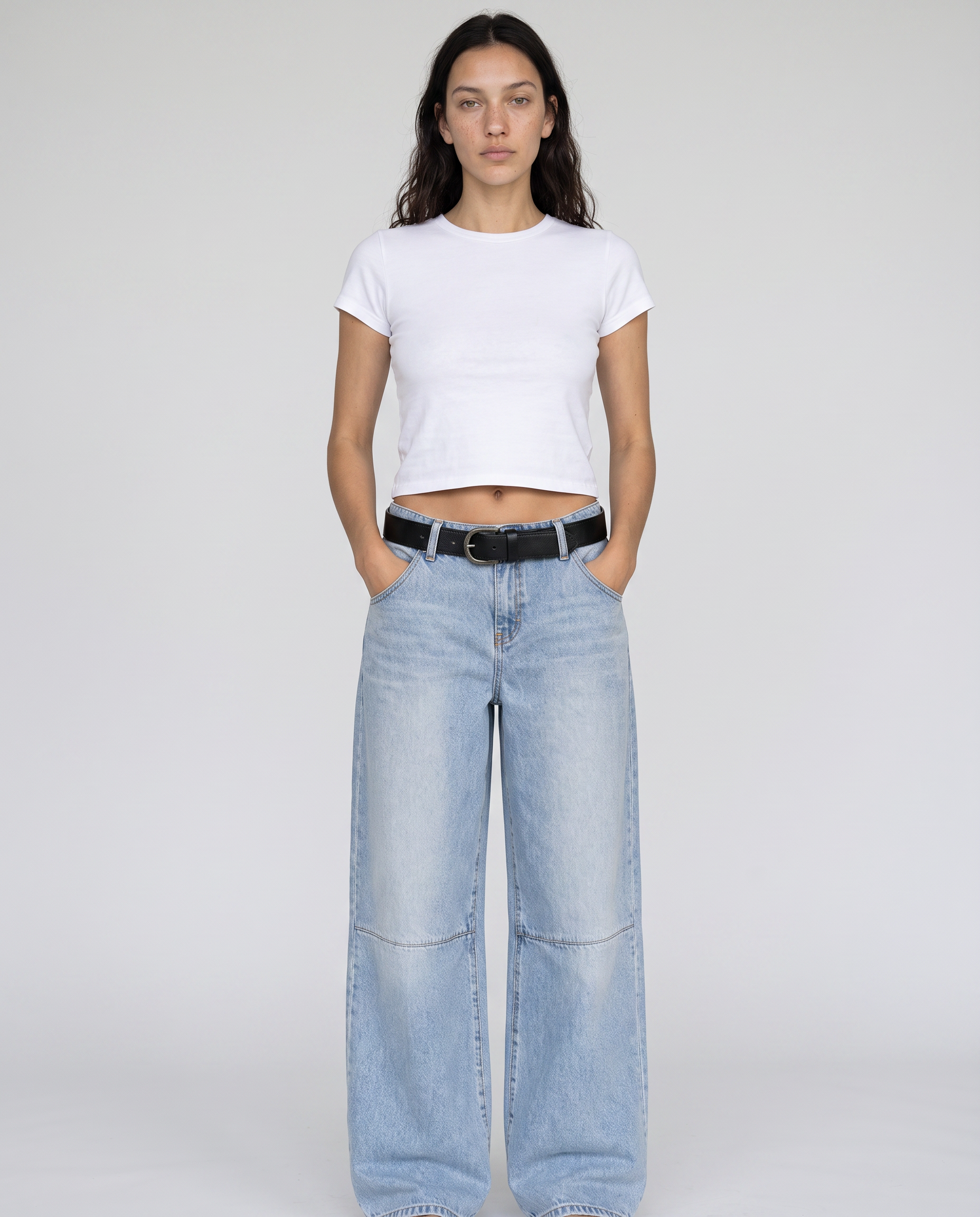 Simone Wide-Leg Denim Jeans
