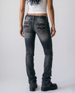 Clarissa Bootcut Ultra Low-Rise Denim Jeans