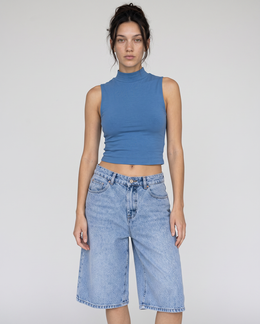 Bentley Wide-Leg Bermuda Jorts