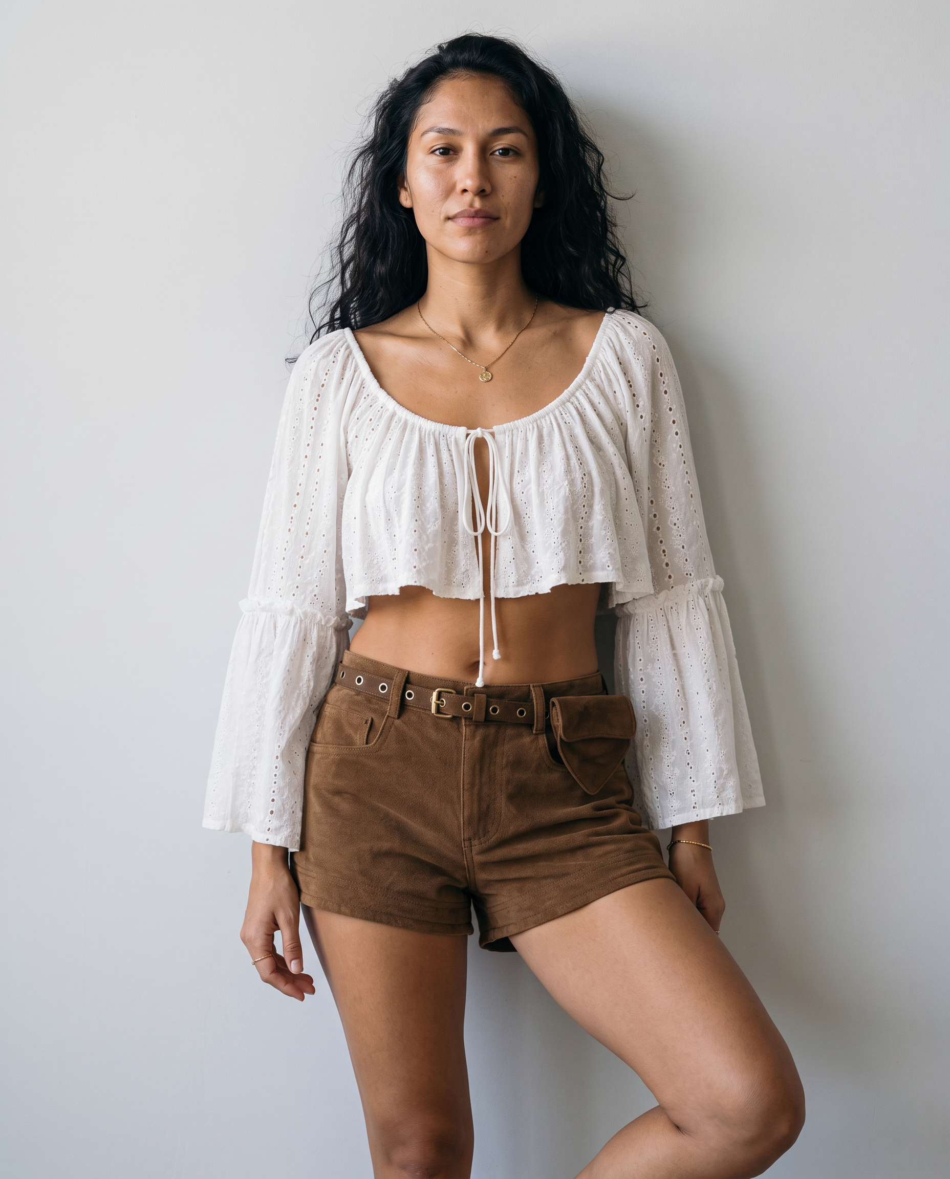 Odessa Suede Utility Shorts