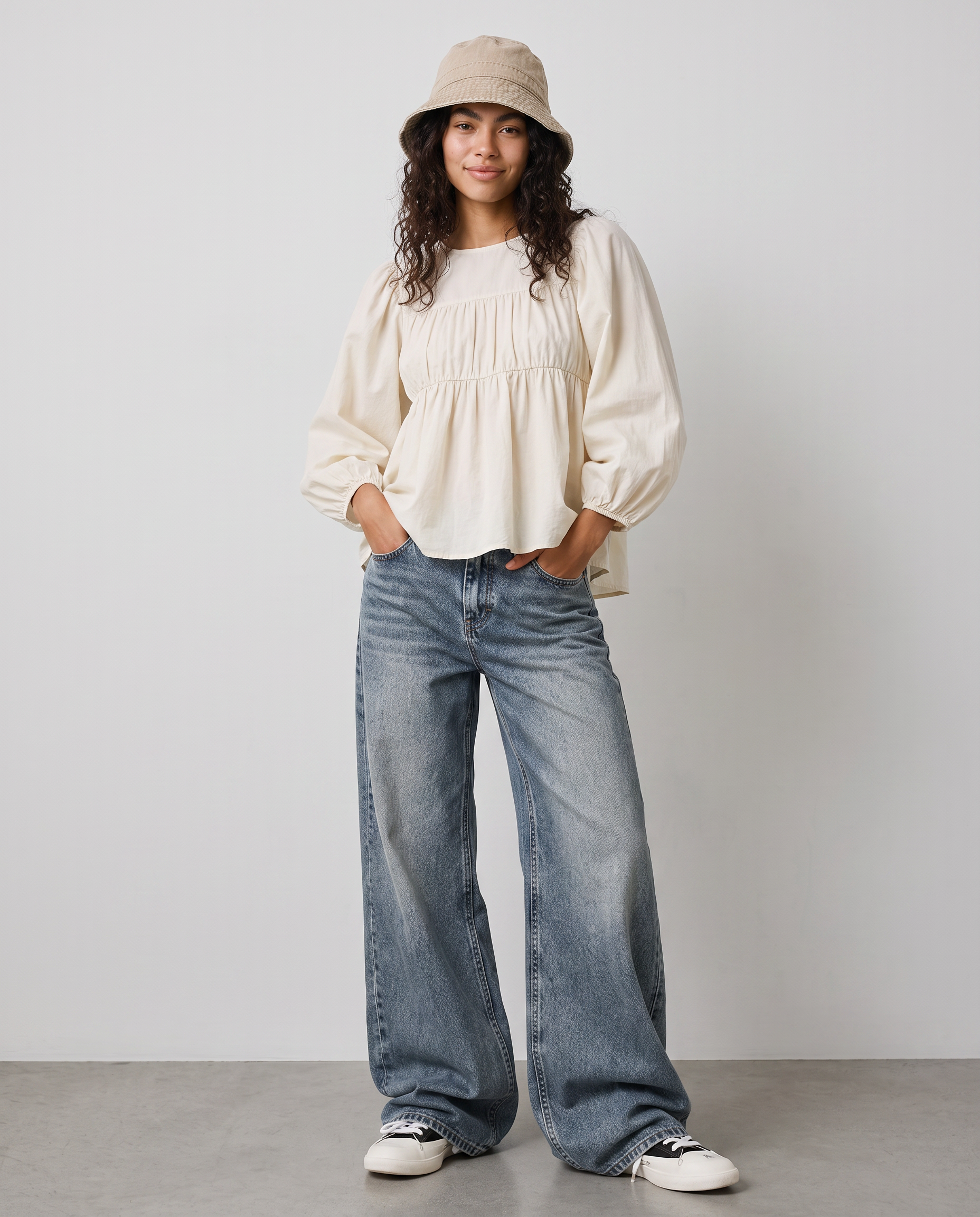 Marlowe Wide-Leg Denim Jeans