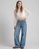 Josephine Low-Rise Wide-Leg Jeans