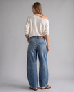Marcellina Denim Barrel Jeans