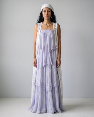 Willodean Lace Tiered Maxi Dress