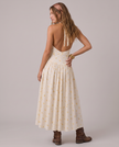 Marigold Halter Midi Dress