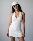 Harper Halter V-Neck Mini Dress