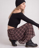 Bramble Plaid Maxi Skirt