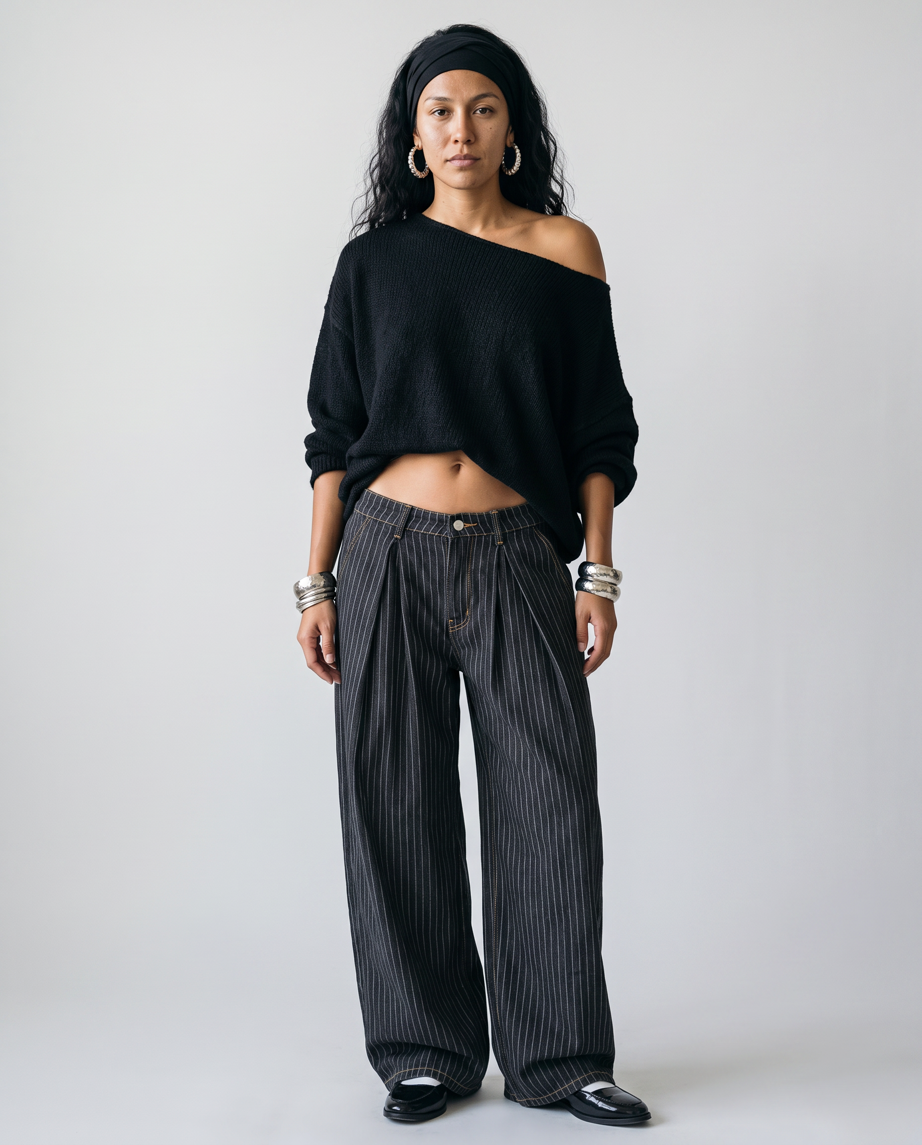 Vittoria Pinstripe Trousers