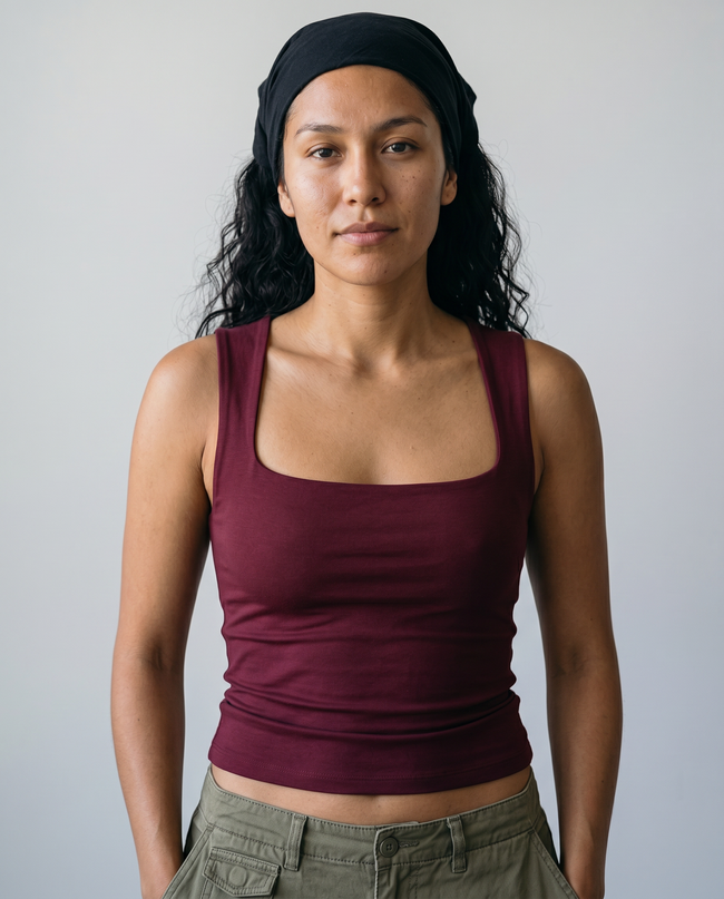 Genevieve Square Neck Tank