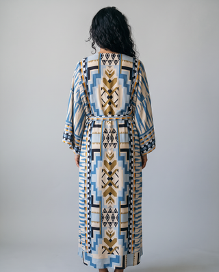 Dashiell Aztec Print Maxi Cardigan