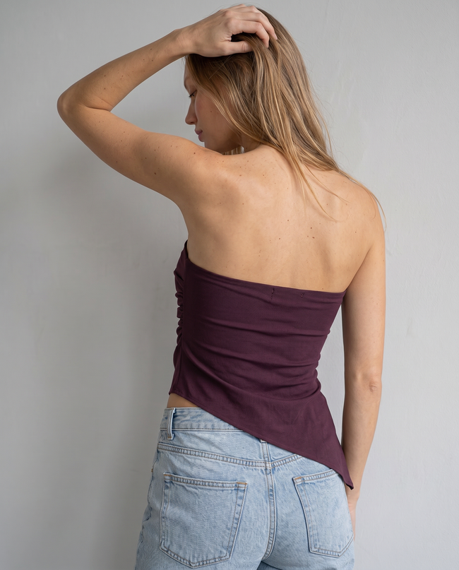 Vesper Asymmetric Tube Top