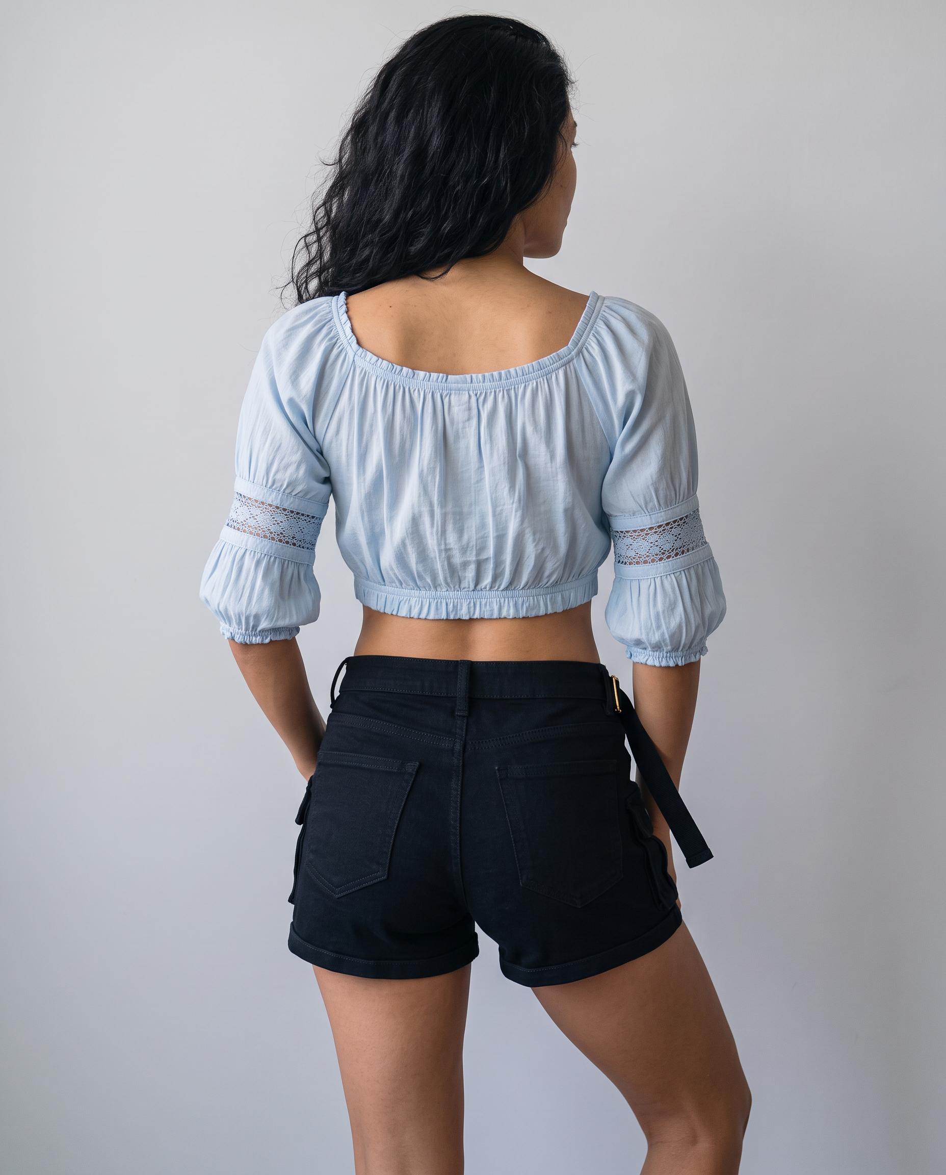 Hillary High-Rise Cargo Short