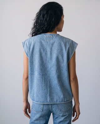 Solstice Graphic Denim Vest