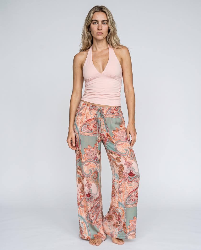 Rosalinde Paisley Palazzo Pants
