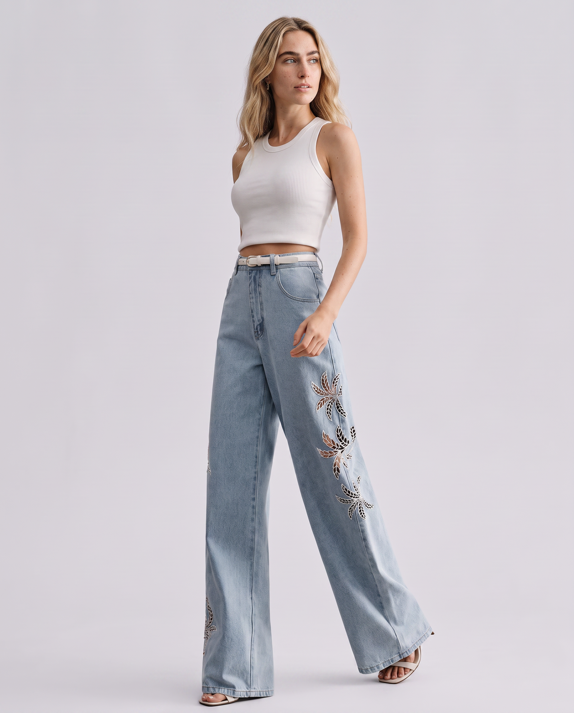 Palomina Palm High-Rise Denim Jeans