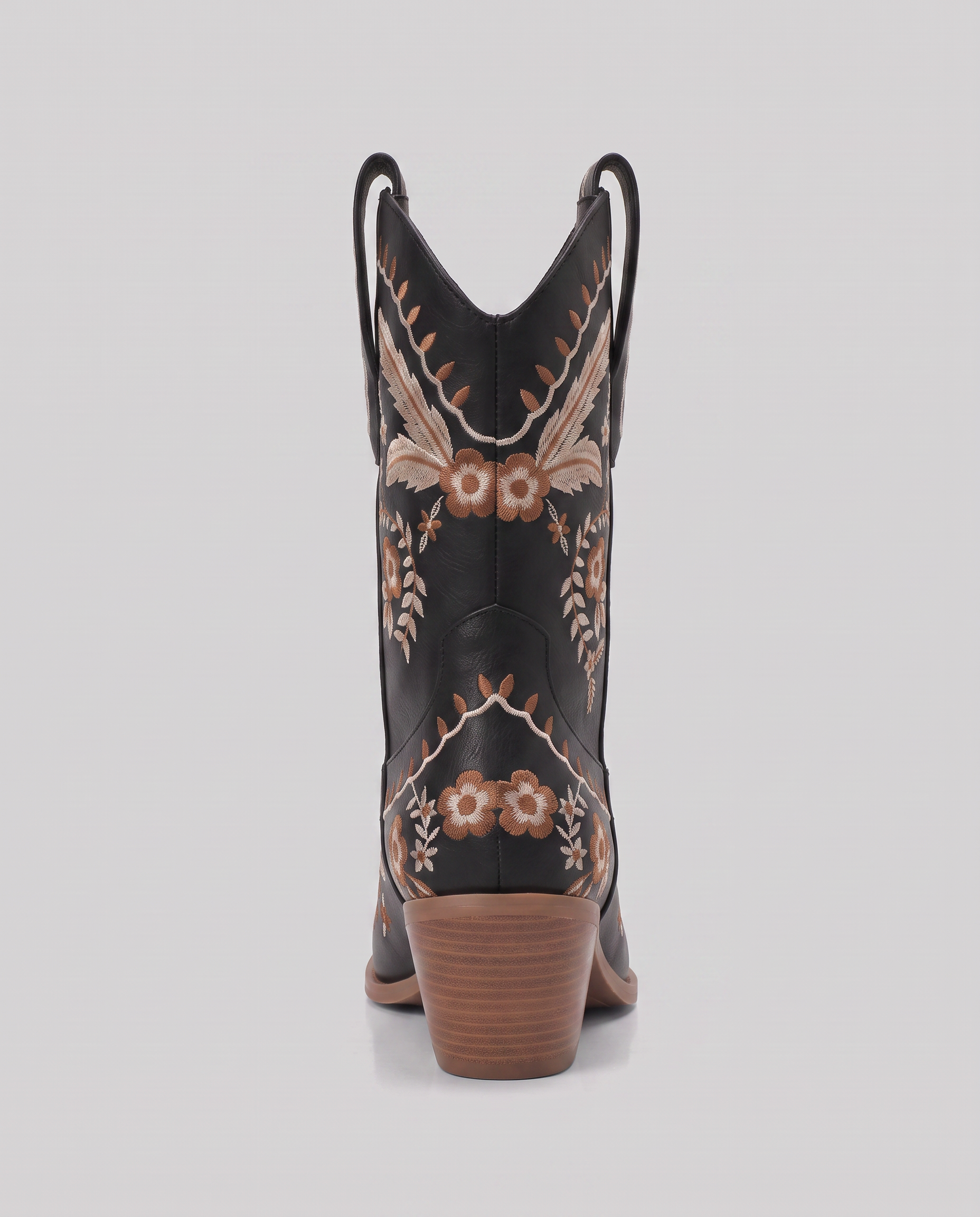 Rowan Floral Embroidered Western Boots