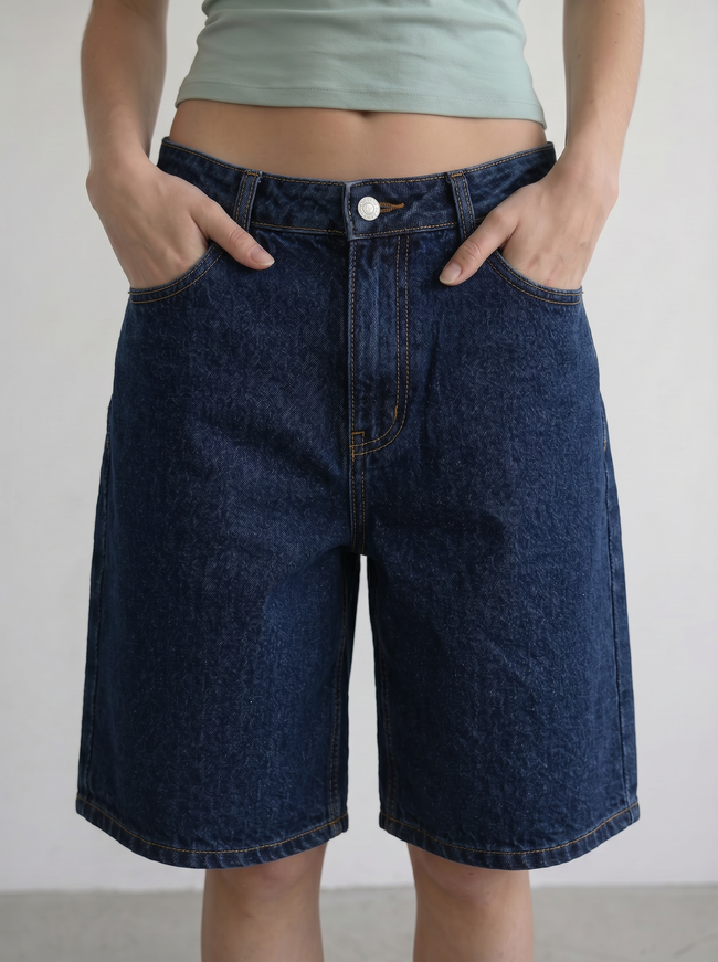 Nadia Denim Jorts