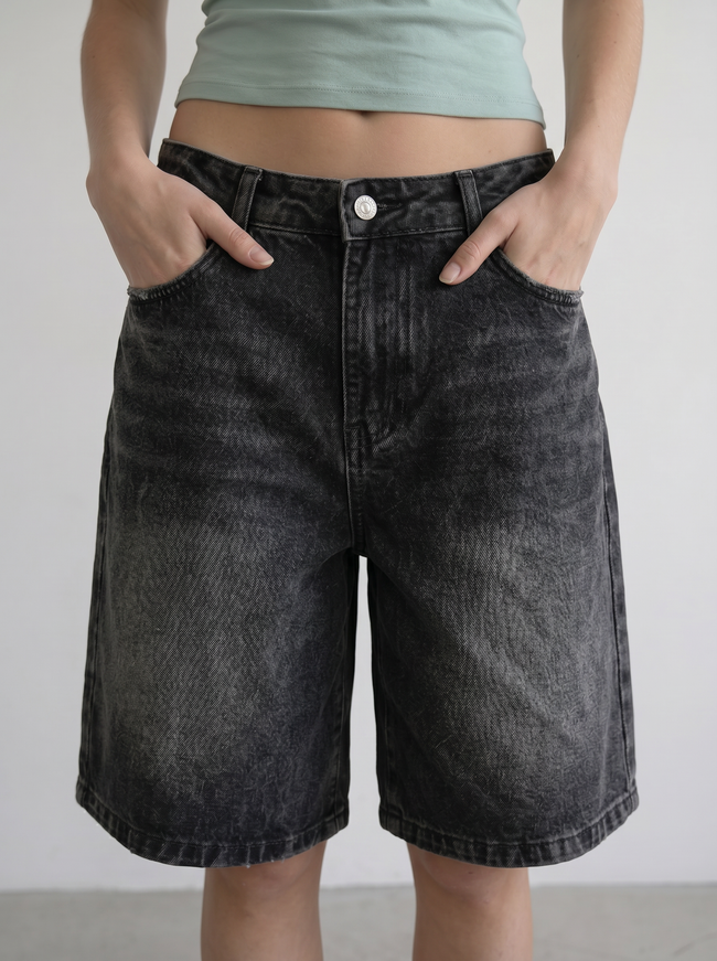 Nadia Denim Jorts