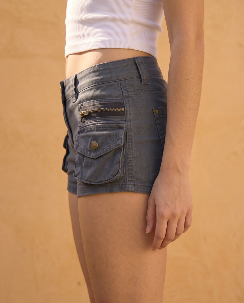 Slate Cargo Utility Shorts