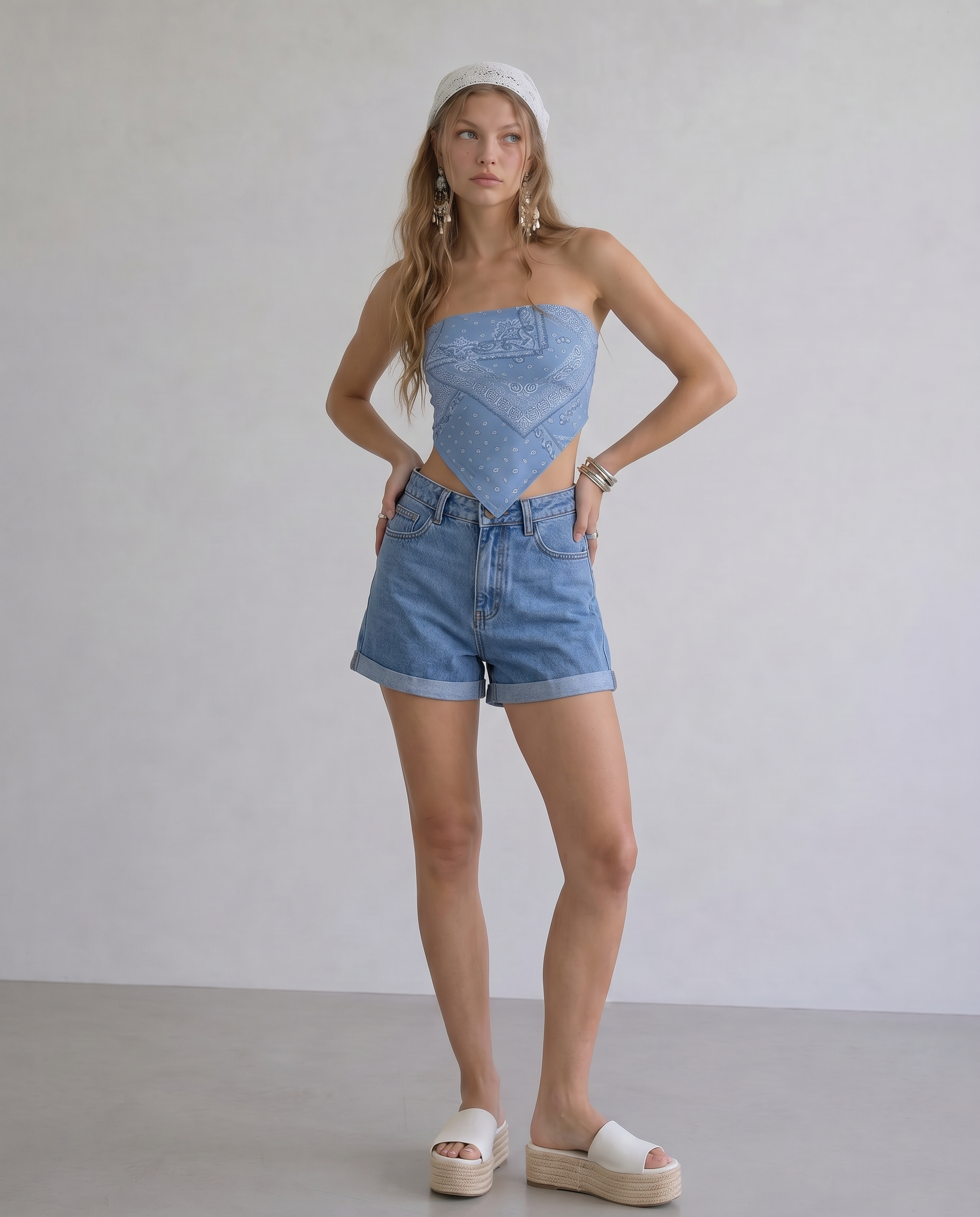 Julie Cuffed Shorts