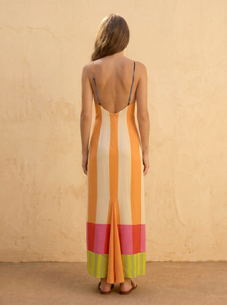 Genevra Colorblock Maxi Dress