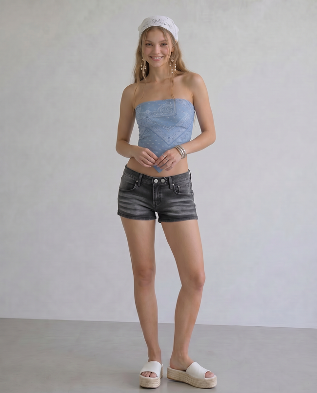 Talia Denim Shorts