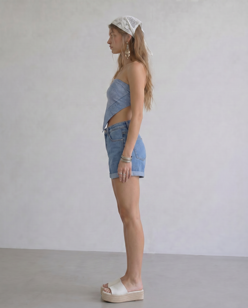 Julie Cuffed Shorts