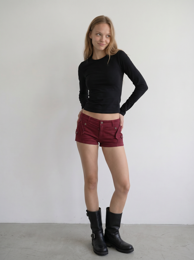 Cherry Bomb Micro Shorts
