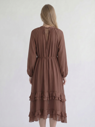 Josephine Ruffled Tiered Maxi Dress