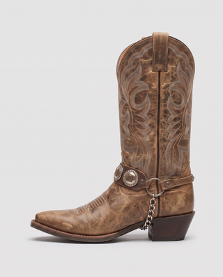 Paloma Chain Western Boots