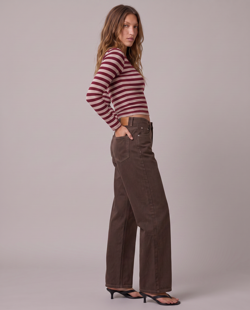 Constance Straight-Leg Denim Jeans