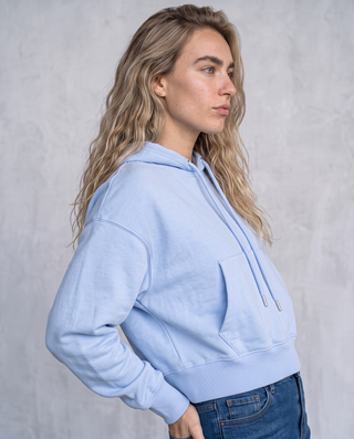 Sable Cropped Pullover Hoodie