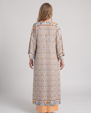 Marigolde Floral Maxi Kimono