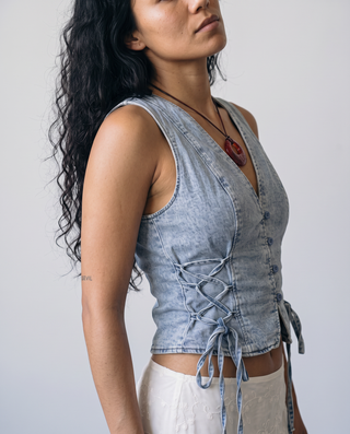 Lily Corset Vest Blouse