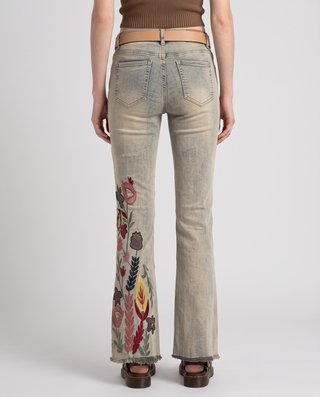 Perennia Embroidered Bootcut Jeans
