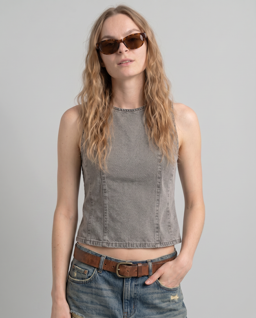Grayson Denim Tank