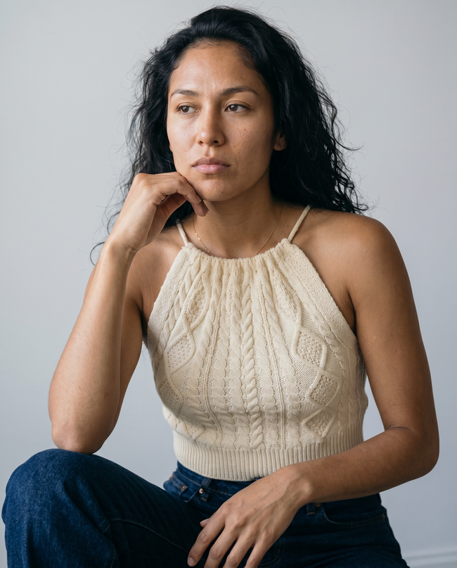 Théa Cable Knit Tank