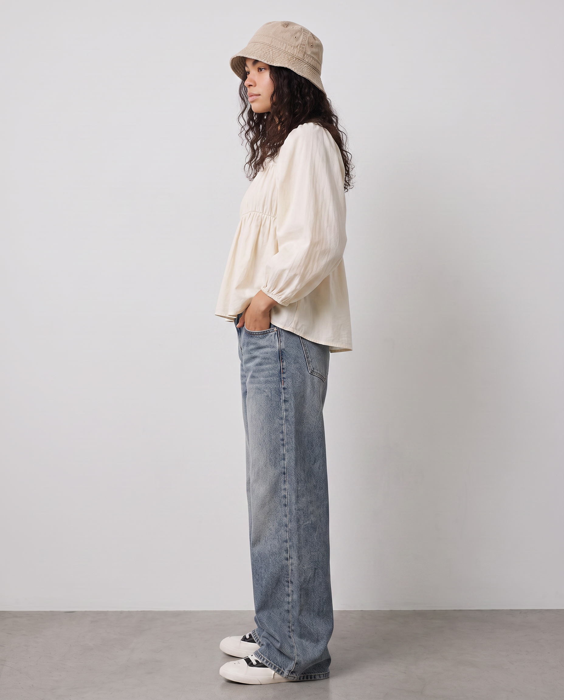 Marlowe Wide-Leg Denim Jeans