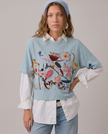 Loretta Embroidered Boxy Blouse