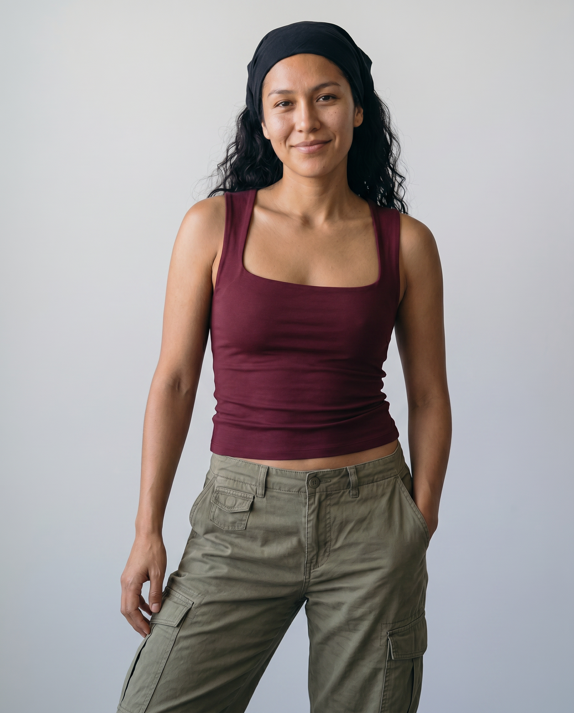 Genevieve Square Neck Tank
